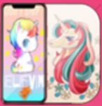 unicorn wallpaper android application logo